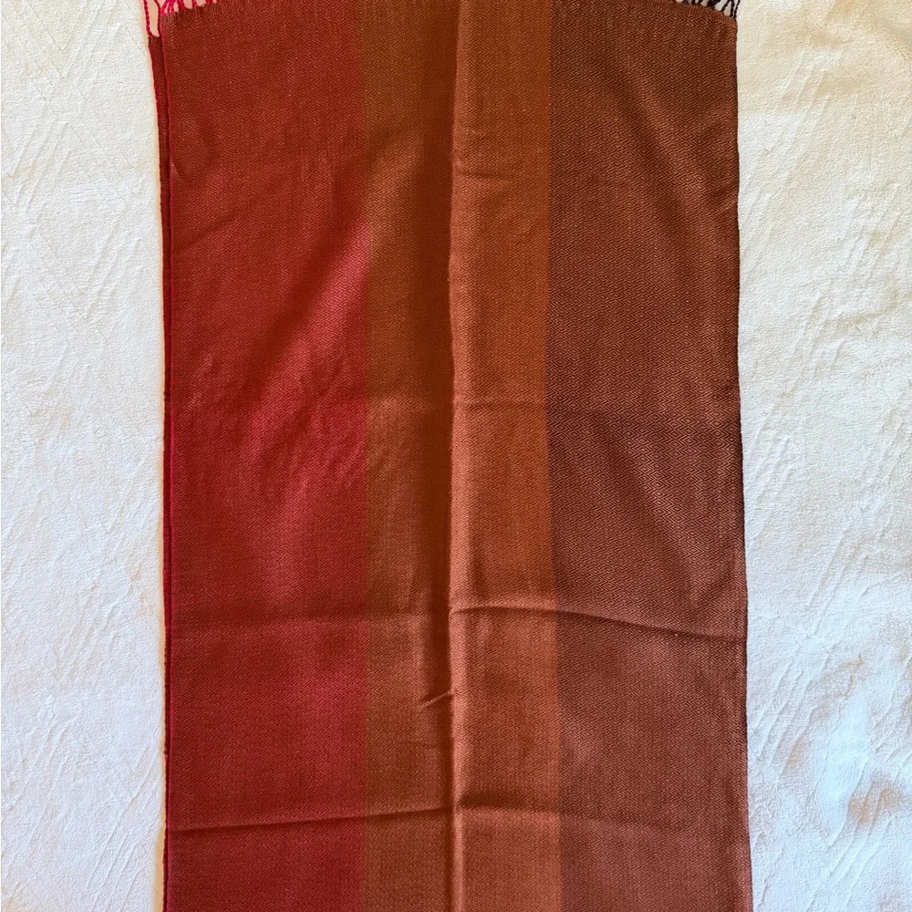 Thai Red and Brown Scarf